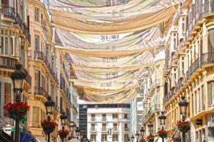 Calle Larios de Málaga, verano, estaciones del año